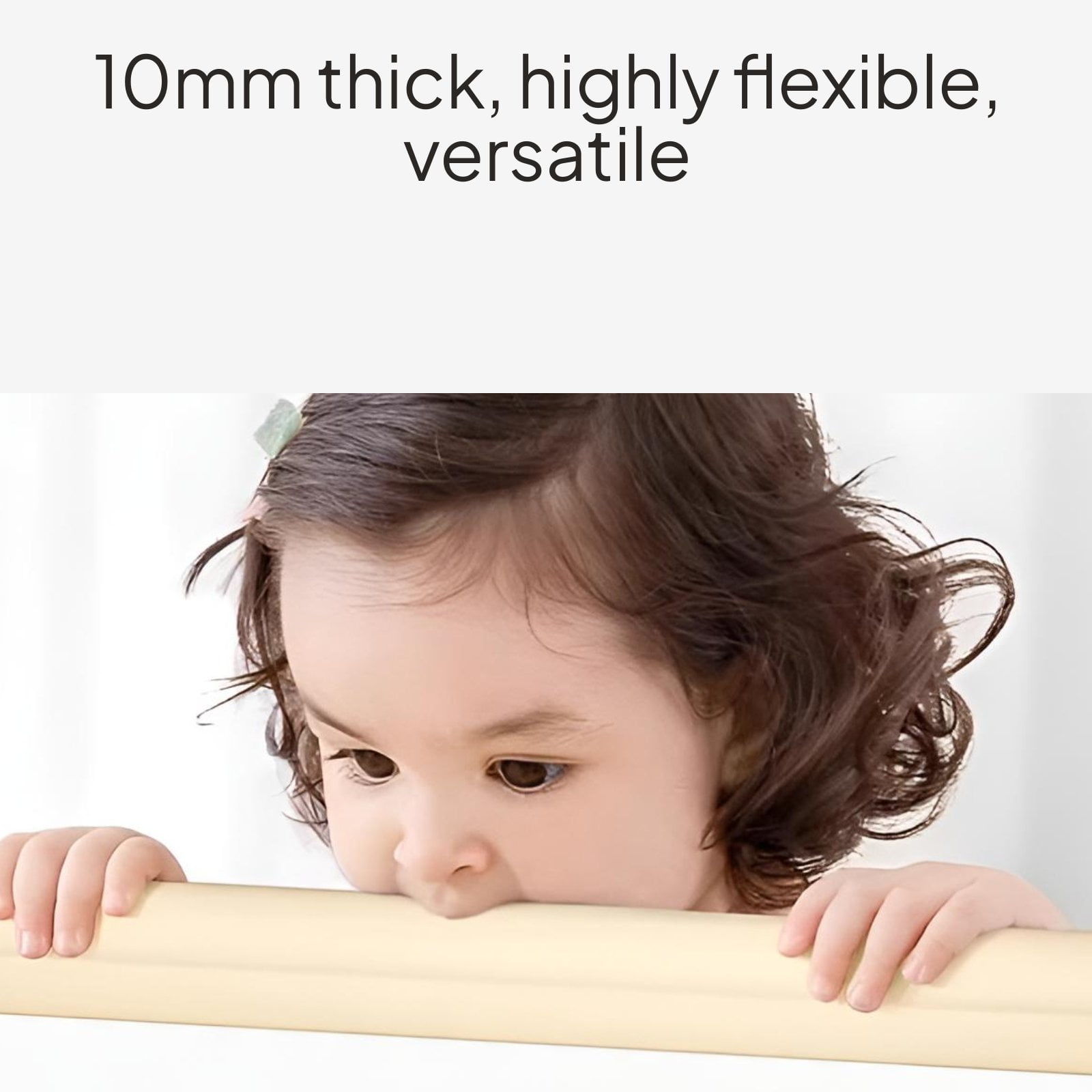 Tnarru Infant Edge Protector, NBR Foam Corner Guard, L-Shaped Strip Yellow