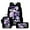 Pattern 3, variant on New cartoon anime 3D Korean-style Neon Demon Squad cool printed large-capacity backpack lunch bag three-piece set