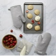 thumbnail image 2 of KitchenAid Asteroid Oven Mitt 2-Pack Set, Grey, 7"x12.5", 2 of 4