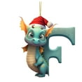 thumbnail image 2 of Colgante Navideño de Dinosaurio, Adorable Adorno para Amantes de Los Perros, Ideal para El Árbol de Navidad, Regalo para Amantes de Los Perros, Decoración Caprichosa para El Hogar, Acrílico de Alta C, 2 of 2