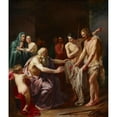 thumbnail image 2 of Jean-Jacques Forty 12x14 Gold Ornate Wood Frame and Double Matted Museum Art Print Titled - Jacob Recognizing the Robe of His Son Joseph (C. 1791), 2 of 4