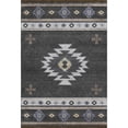 thumbnail image 2 of Addison Rugs Mayfield Washable Southwest Aztec Midnight Rectangle Rug, 8' x 10', 2 of 6