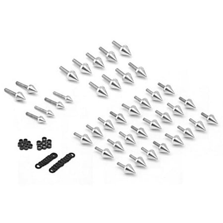 2005 Yamaha R6 Bolt - Krator 2003-2007 Yamaha YZF R6 / 2006-2010 Yamaha YZF R6S High Quality Billet Aluminum Spike Fairing Bolts Motorcycle Frame Bolts Sports Street Bike