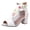 White, variant on Vedolay Cute Sandals Women's Wedge Sandals Wedge Platform Ankle Strap Open Toe Sandals,Pink 7.5