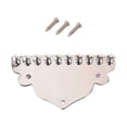 thumbnail image 1 of Cordal de guitarra de mandolina cuerdas cromado con tornillos de montaje, 3 agujeros, plateado, 1 of 7