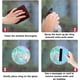 thumbnail image 2 of Adhesivos para ventanas con fases lunares de Yjmei, pegatinas de vidrio anticolisión con arcoíris estáticos, pegatinas de alerta para ventanas, decoraciones para atrapasol, vinilo prismático no adhesi, 2 of 4