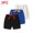 A237 Dark Gray, variant on 3-Pack Kids Toddler Girls' Summer Shorts Elastic Waistband Pull On Stretchy Playwear with Drawstring Detail Breathable Active Lounge Running Basic Multipack Set