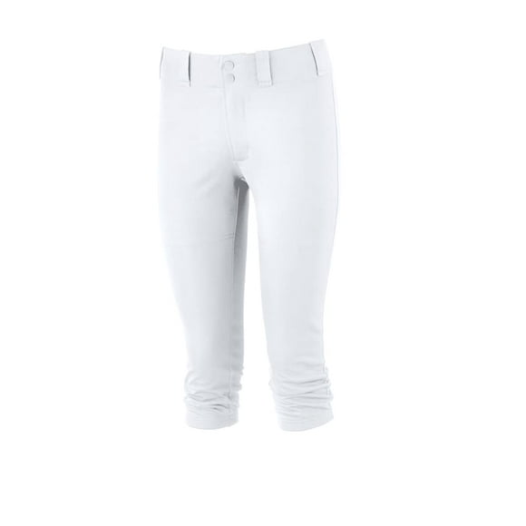 Pantalones de Softbol Prospect para Mujer Mizuno, Blanco, Talla XX-Large