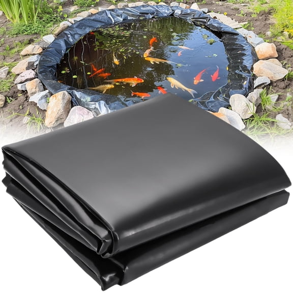 Pond Liner, - Heavy-Duty Puncture Resistant Waterproof Membrane for Garden Ponds, Koi Ponds, Duck Ponds & Water Features - Easy to Cut & Install - UV Resistant