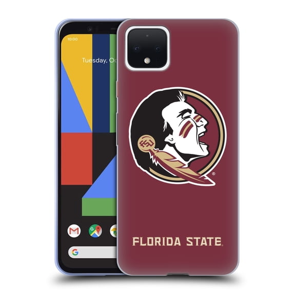 Head Case Designs Officially Licensed Florida State University FSU Florida State University Plain Soft Gel Case Compatible with Google Pixel 4