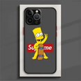 thumbnail image 3 of Luxury Trendy Brands Logo Phone Case For iPhone 15 14 13 12 11 Pro Max mini XS Max XR X 8 Plus SE Frosted Translucent Cover, 3 of 5