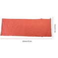 thumbnail image 4 of Outdoor Portable Mountaineering Camping Warm Envelope Type Single Sleeping Bag Orange, 4 of 4