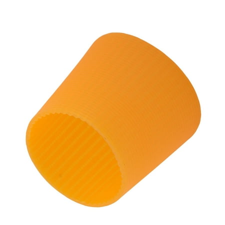 Heat Treated Water Glass - Unique Bargains Silicone Heat Insulated Glass Cup Water Bottle Sleeve Cover Protector