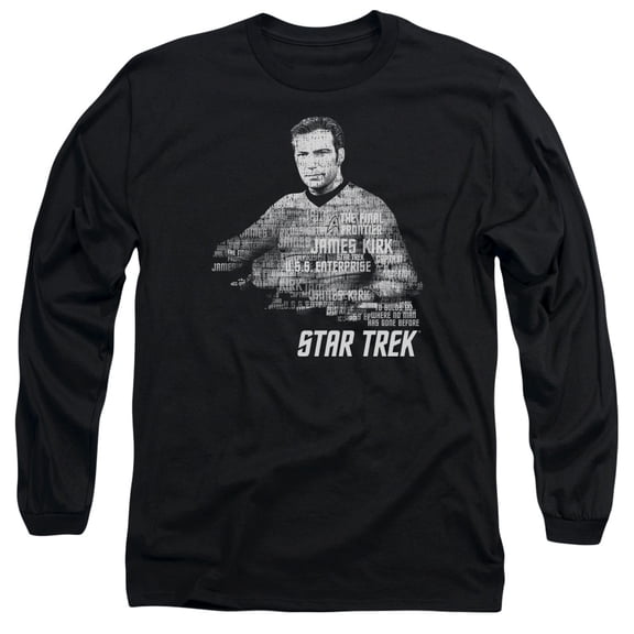 Star Trek - Kirk Words - Long Sleeve Shirt - XX-Large
