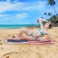 thumbnail image 6 of Coolnut American Flag Beach Towel, Fast Drying Extra Large Sand Free Lightweight Beach Towel Blanket for Swimming,Camping,Picnic,Yoga Gym Sports,31"x71", 6 of 6