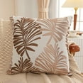 thumbnail image 1 of Funda de almohada decorativa para sofá con flores, funda de almohada suave para mesita de noche, 1 of 5