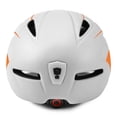 thumbnail image 3 of Casco de bicicleta, casco de motocicleta con luz trasera recargable a prueba de agua, visera magnética desmontable, protección UV para hombres y mujeres., 3 of 6