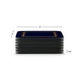thumbnail image 6 of Pimpernel Classic Midnight Blue Coasters S/6 4.25" Sq, 6 of 8