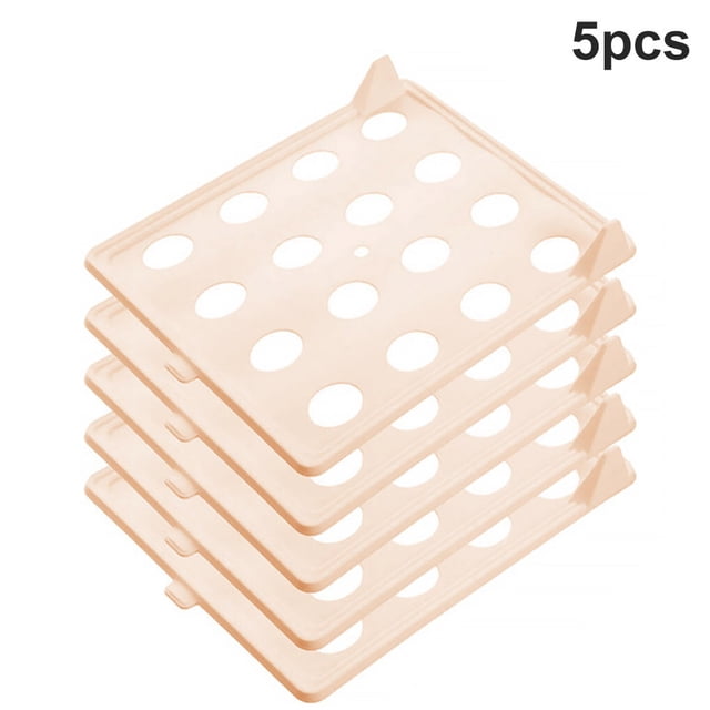 Kearding Organizador de tablero de ropa plegable perezoso, organizador de camisas, tablero de carpeta de camisetas, divisores de ropa, Almacenamiento y organización del hogar Beige 5PCS