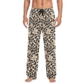 thumbnail image 4 of joogoo Men's Pajama Pants Rabbit in Leopard Soft Long Sleep Lounge Pjs Bottoms L, 4 of 7