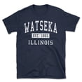 thumbnail image 1 of Watseka Illinois Classic Established Men's Cotton T-Shirt, 1 of 1