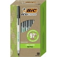 thumbnail image 1 of WWS-Ecolutions Round Stic Medium Ballpoint Pen (1.0mm) 50-Count Box, Black (GSME509-BLK), 1 of 4