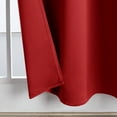thumbnail image 5 of Deconovo Black Out Curtains, Thermal Insulated Solid Grommet Blackout Curtains/Drapes for Kid's Room (Red, 42" x 90", Set of 2 Panels), 5 of 10