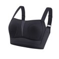 thumbnail image 4 of Women's Solid Color Lifting Gathering Bra with Blocking Design for Everyday Wear, 4 of 5