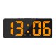 thumbnail image 2 of Reloj despertador electrónico digital USB con pantalla LED grande y 2 alarmas Naranja, 2 of 9