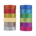 thumbnail image 1 of Miangastore Washi Tapes Rainbow Color 1 Set 78.60X0.59X0.04Inch, 1 of 8