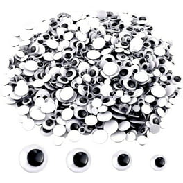 Wholesale Black & White Large Wiggle Googly Eyes Cabochons DIY