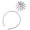 Clear, variant on CXHEGBEJ 1/2/3/5Pcs Brain Loading Headbands Funny Rotating Brain Loading Design Simple Assembly Plastic Headband Cute Hair Rings Hair Accessorie sfor Women Everyday Party Decoration Clear