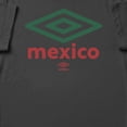thumbnail image 2 of Umbro Mens Mexico Diamond Logo T Shirt (Black, S-XXXL), 2 of 4