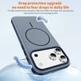 thumbnail image 3 of Magnetic Cell Phone Case For iPhone 17 Pro Max 6.9" - Bright Orange Premium Silicone, Strong Magnets, 3.0mm Shockproof, Anti-Slip & Lint-Resistant, 3 of 9