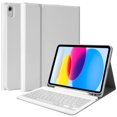 thumbnail image 1 of Funda con teclado MMK para iPad 11.ª y 10.ª generación con Bluetooth, color gris, 1 of 7