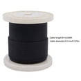 thumbnail image 4 of 200ft 1/8" Black Wire Rope Stainless Steel Indoor Cable Railing Kit 7x7 Strands, 4 of 15