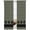 Green, variant on Brown Black Plaid Semi Sheer Window Curtains 54 Inches Long, Vintage Rustic Star Buffalo Check Rod Pocket Voile Chiffon Curtain Light Filtering Drapes for Living Room, Kitchen, 52"x54", 2 Panels
