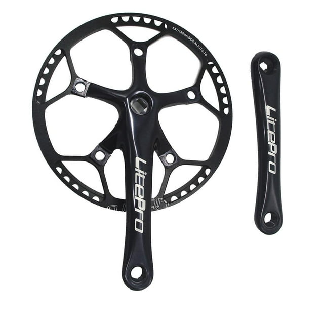 Almencla Manivelle en Alliage d'Aluminium avec Plateau Haute Résistance 130BCD 170mm 53T