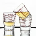 thumbnail image 2 of Thickened Glass Measuring Cup - Graduated, Double Unit, for Coffee Milk Liquid Measurement, 2 of 5