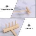 thumbnail image 4 of 20 pcs Mini Zen Mini Zen Sand rakes Bamboo rake Zen Garden Tool rake Garden Rake Tabletop Brown, 4 of 5