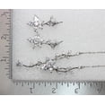 thumbnail image 6 of Faship Gorgeous Clear CZ Crystal Floral Necklace Earrings Set, 6 of 7