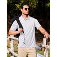 thumbnail image 5 of COOFANDY Men' Golf Polo Shirt Short Sleeve Quick Dry Pique Polo Shirts Performance Collared Polo Shirts Summer Tactical Work Shirt, 5 of 7