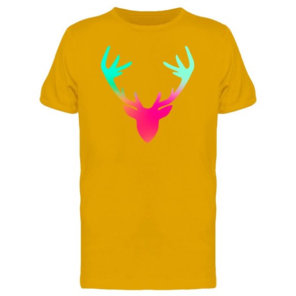 Deer With Gradient Colors Tee Men's -Image by Shutterstock