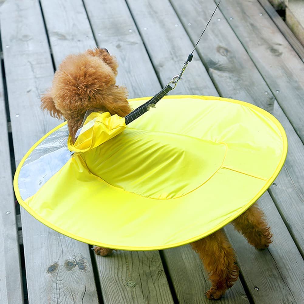 ufo dog raincoat