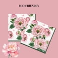 thumbnail image 5 of Keep Unique Floral Roses Luncheon Napkins, Decoupage Napkins, Pink & Green, 20/Pack, 5 of 6