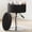 Black, variant on Adjustable Vanity Stool with Storage Rolling Vanity Chair with Wheels Swivel Vanity Stool Chair for Vanity Makeup Stool White