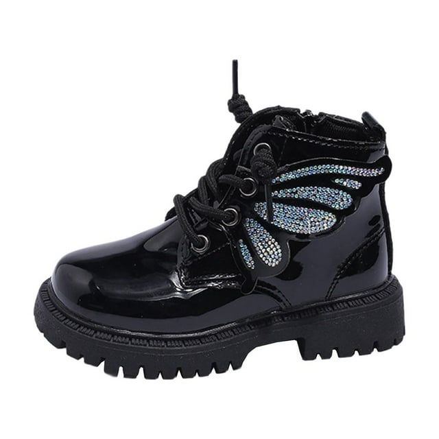 Autumn Girls' Booties, British Style Fashion Booties, Suitable for Middle and Older Children