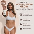 thumbnail image 4 of Beauty by Earth Self Tanner - Made with Organic Aloe Vera & Shea Butter, Sunless Tanning Lotion and Bronzer Buildable Light, Medium or Dark for Natural Looking Fake Tan, 1 Pack, 4 of 8