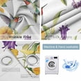 thumbnail image 4 of Spring Floral Blackout Curtains for Bedroom/Living Room, Thermal Insulated Kitchen Curtains, Summer Botanical Birds Vintage Grommet Darkening Window Treatment Drapes 52"x84"x2, 4 of 8