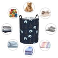 thumbnail image 4 of Gaeub Night Forest Wolf Dirty Clothes Storage Basket, Toy Storage Bin for Storing Clothing, Diapers, Toys-Medium, 4 of 6